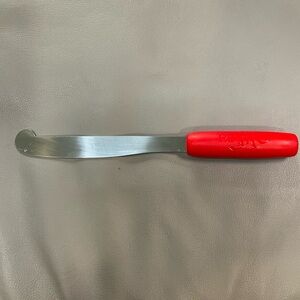 Stainless Steel Spreader Knife with Red Handle